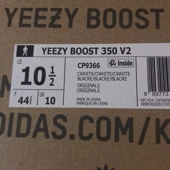 Brand new Yeezy  boost 350 cwhite sneakers - Picture 8 of 9
